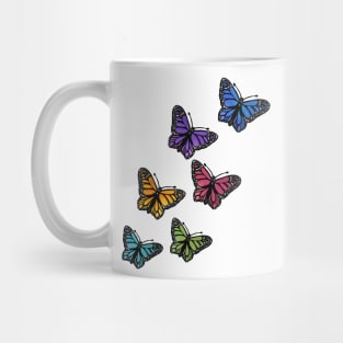 Rainbow Butterflies Mug